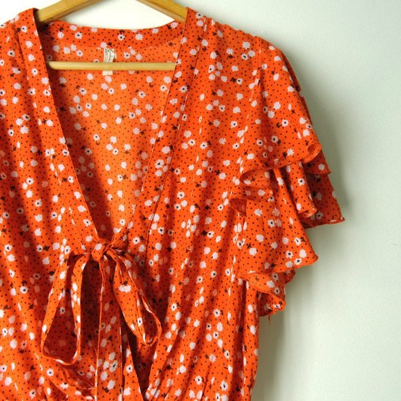 Free People Call Me Later Printed Bodysuit blouse - Picture 5 of 12